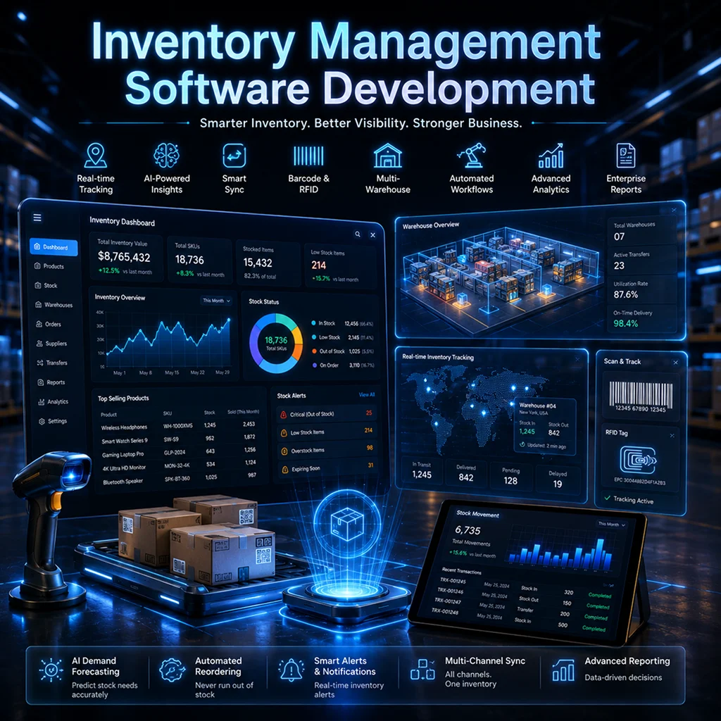 Inventory management software development solutions
